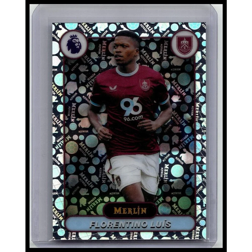 Florentino Luís #55 Burnley FC Vintage Merlin Refractor Base